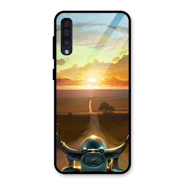 The Long Ride Glass Back Case for Galaxy A50s