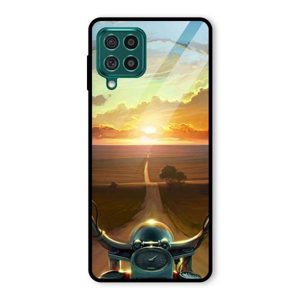 The Long Ride Glass Back Case for Galaxy F62