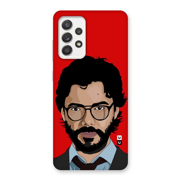 The Professor Illustration Art Back Case for Galaxy A52