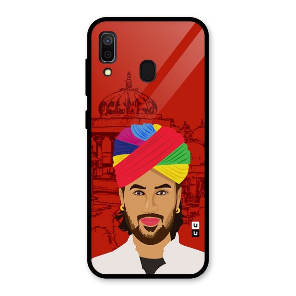 The Rajasthani Chokro Glass Back Case for Galaxy A30