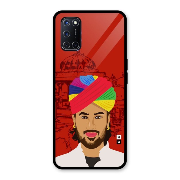 The Rajasthani Chokro Glass Back Case for Oppo A52