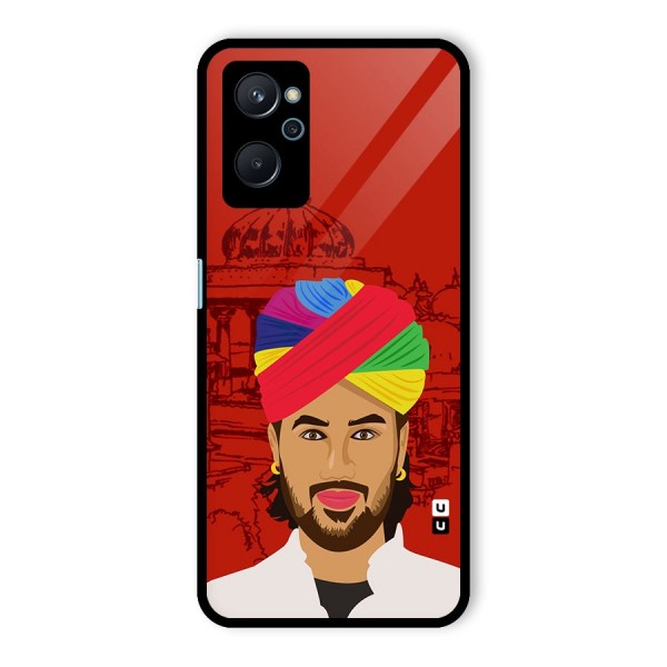 The Rajasthani Chokro Glass Back Case for Realme 9i