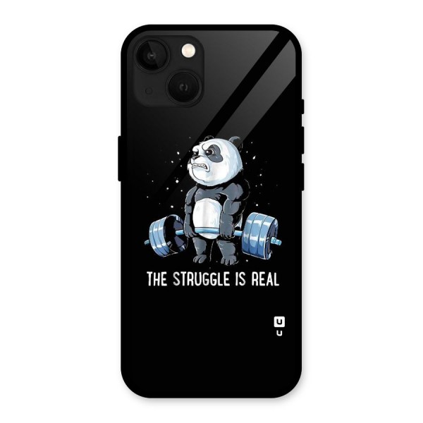 The Struggle is Real Glass Back Case for iPhone 13