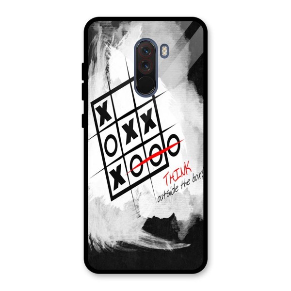 Think Box Glass Back Case for Poco F1