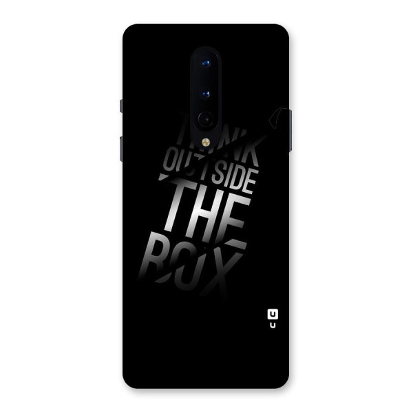 Think Outside the Box Back Case for OnePlus 8