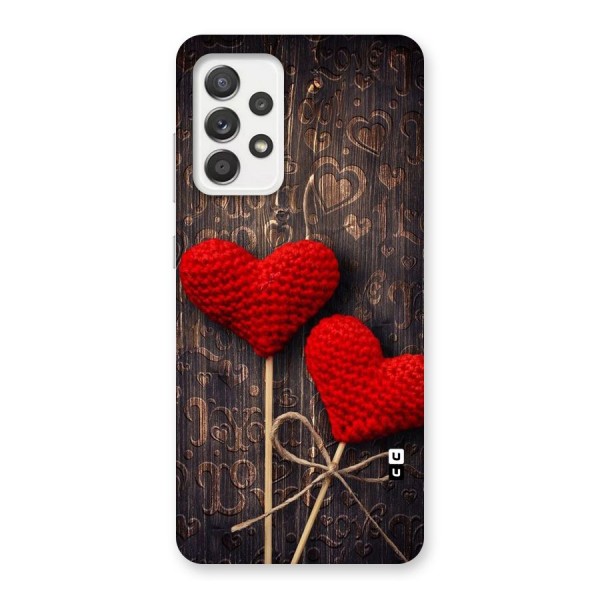 Thread Art Wooden Print Back Case for Galaxy A52