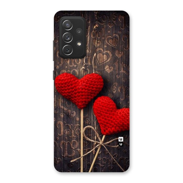 Thread Art Wooden Print Back Case for Galaxy A72