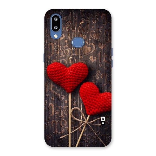 Thread Art Wooden Print Back Case for Galaxy M01s