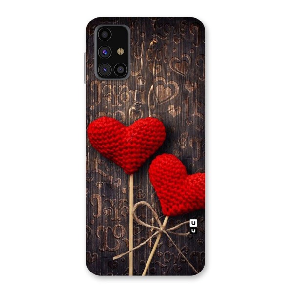 Thread Art Wooden Print Back Case for Galaxy M31s