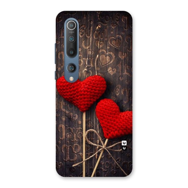 Thread Art Wooden Print Back Case for Mi 10