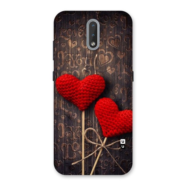 Thread Art Wooden Print Back Case for Nokia 2.3