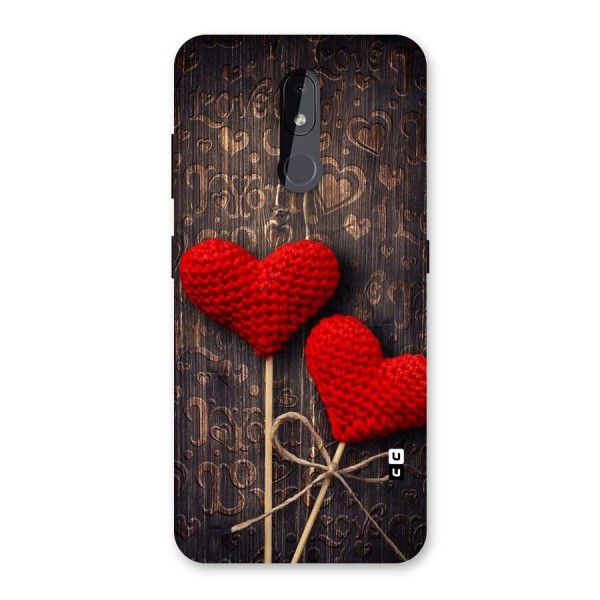 Thread Art Wooden Print Back Case for Nokia 3.2