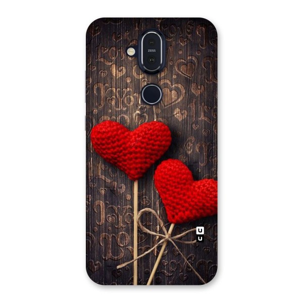 Thread Art Wooden Print Back Case for Nokia 8.1