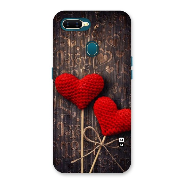 Thread Art Wooden Print Back Case for Oppo A12