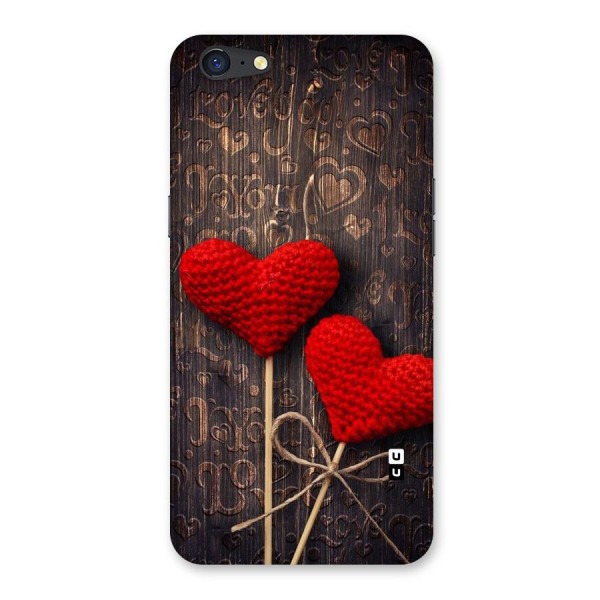 Thread Art Wooden Print Back Case for Oppo A71