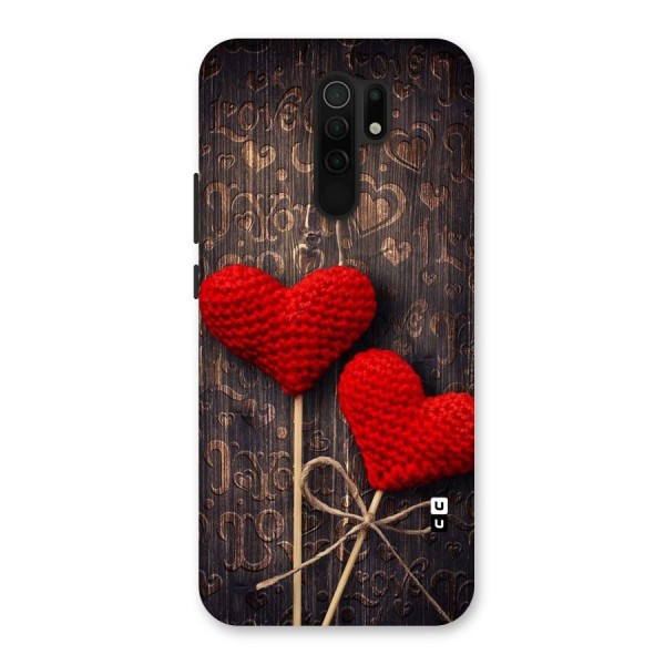 Thread Art Wooden Print Back Case for Poco M2