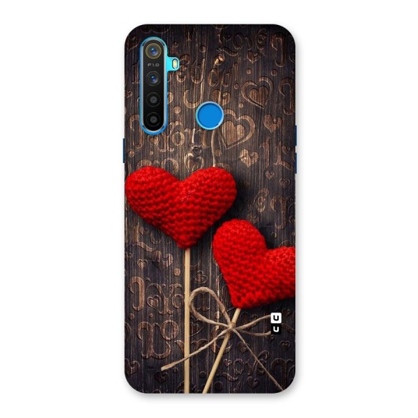 Thread Art Wooden Print Back Case for Realme 5