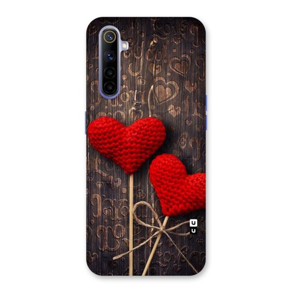 Thread Art Wooden Print Back Case for Realme 6i