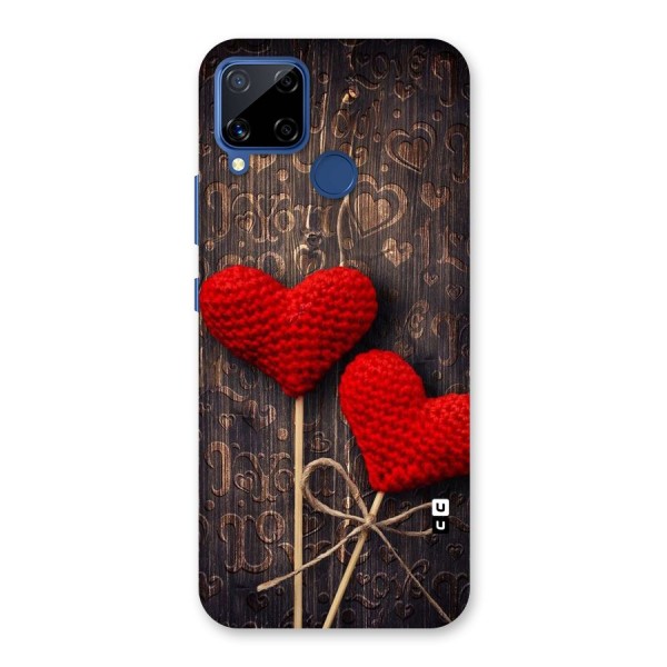 Thread Art Wooden Print Back Case for Realme C15