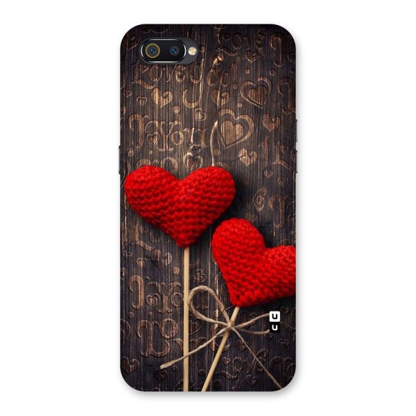 Thread Art Wooden Print Back Case for Realme C2