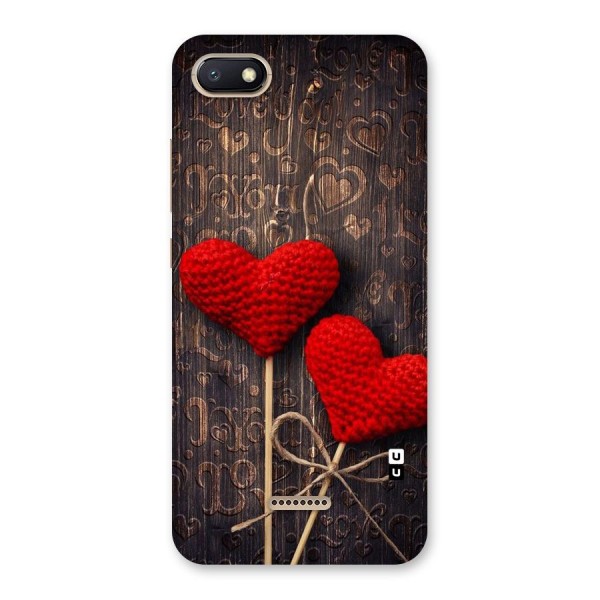 Thread Art Wooden Print Back Case for Redmi 6A