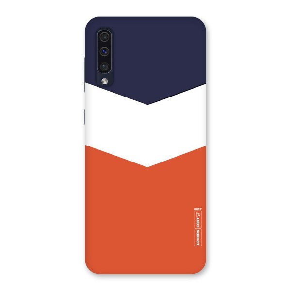 Three Colour Pattern Back Case for Galaxy A50