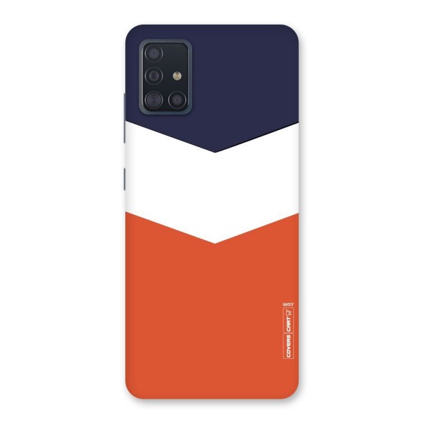 Three Colour Pattern Back Case for Galaxy A51