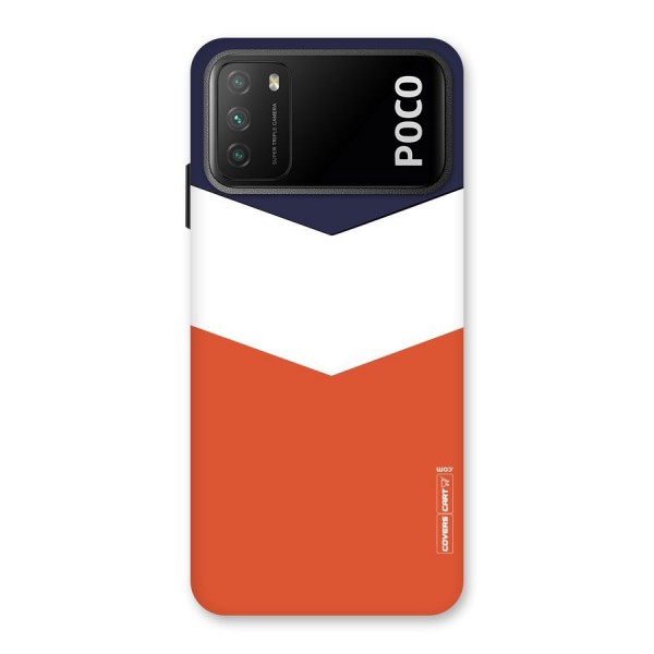 Three Colour Pattern Back Case for Poco M3