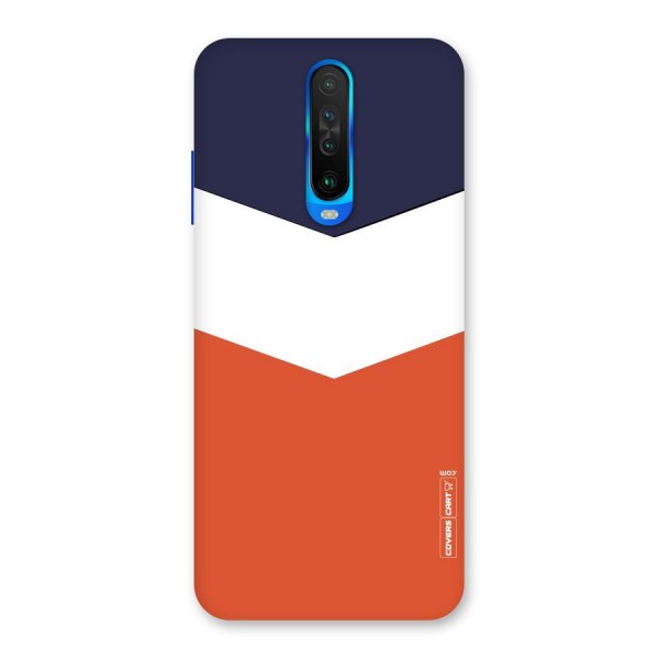 Three Colour Pattern Back Case for Poco X2