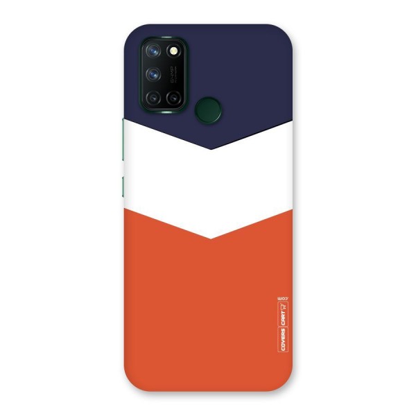 Three Colour Pattern Back Case for Realme 7i