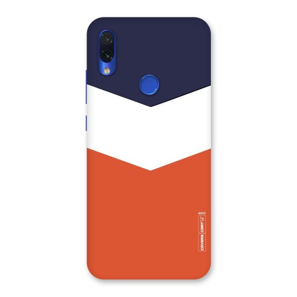 Three Colour Pattern Back Case for Redmi Note 7