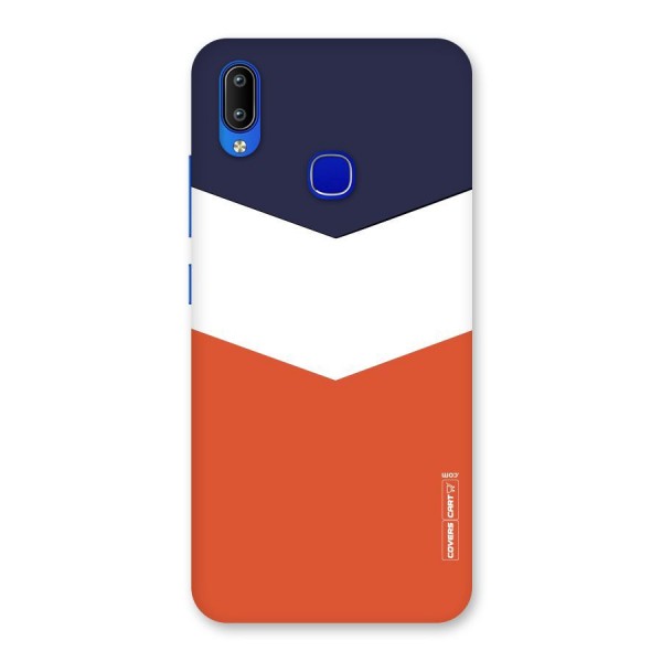 Three Colour Pattern Back Case for Vivo Y91