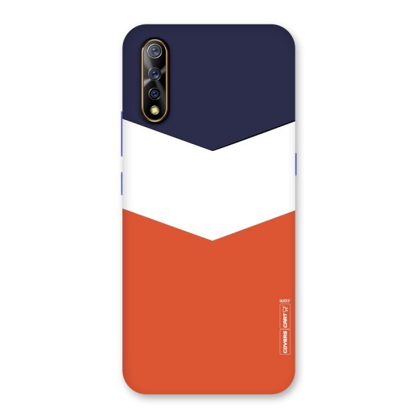 Three Colour Pattern Back Case for Vivo Z1x