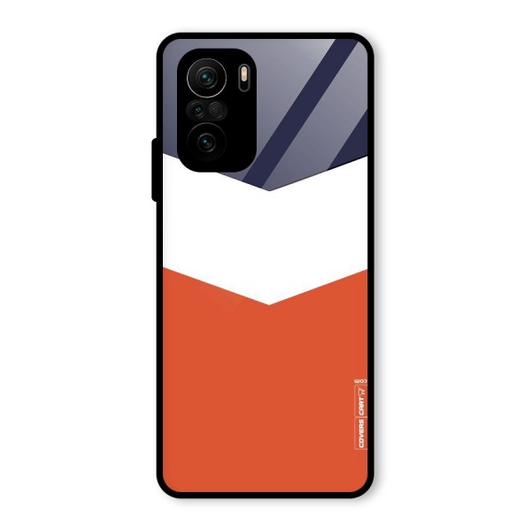 Three Colour Pattern Glass Back Case for Mi 11x