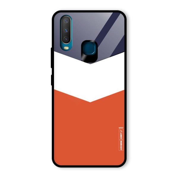 Three Colour Pattern Glass Back Case for Vivo Y12