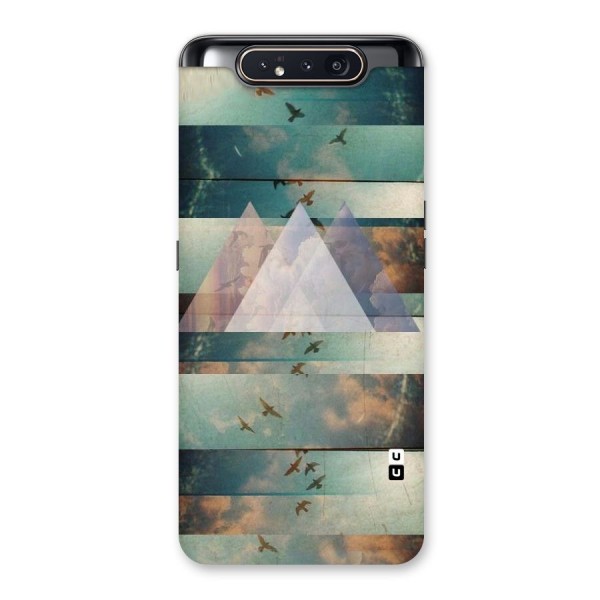 Three Triangles Back Case for Galaxy A80