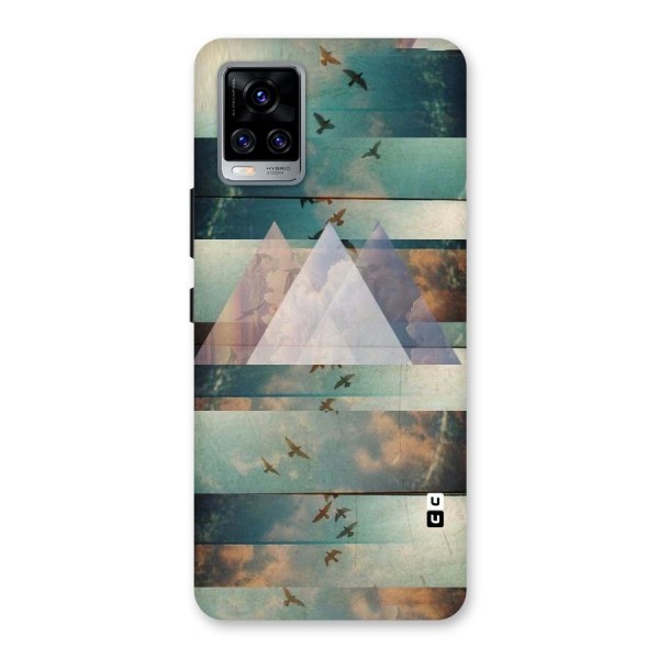 Three Triangles Back Case for Vivo V20 Pro