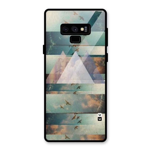 Three Triangles Glass Back Case for Galaxy Note 9