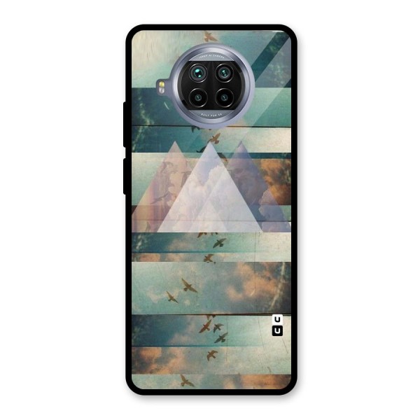 Three Triangles Glass Back Case for Mi 10i