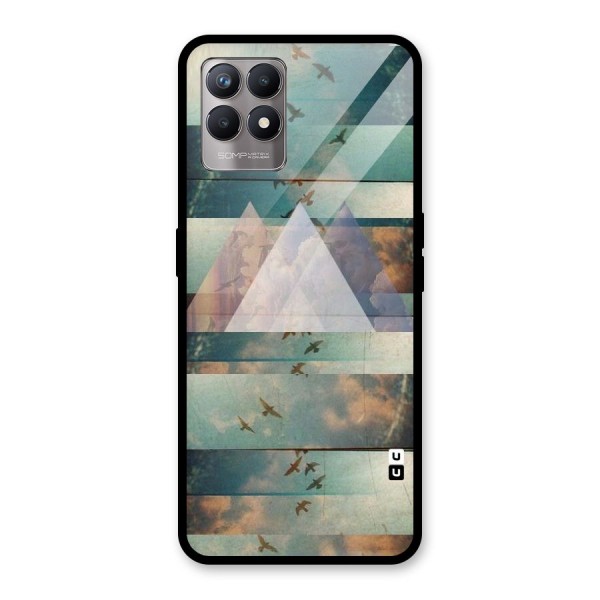 Three Triangles Glass Back Case for Realme 8i