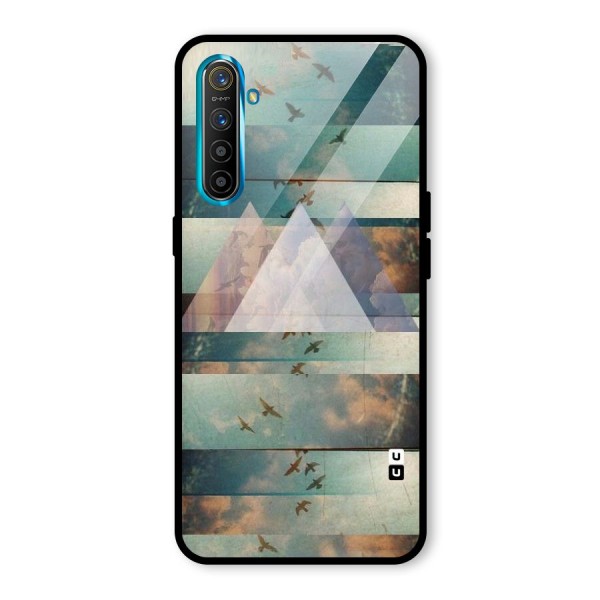 Three Triangles Glass Back Case for Realme XT