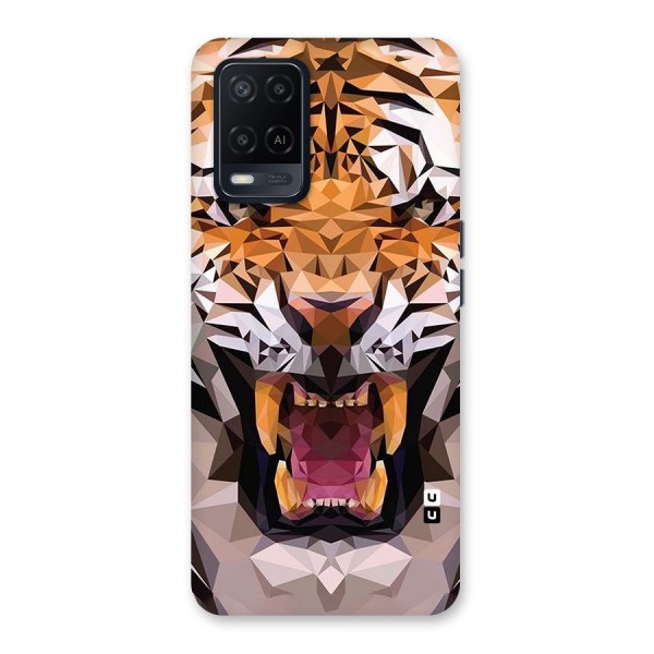 Tiger Abstract Art Back Case for Oppo A54