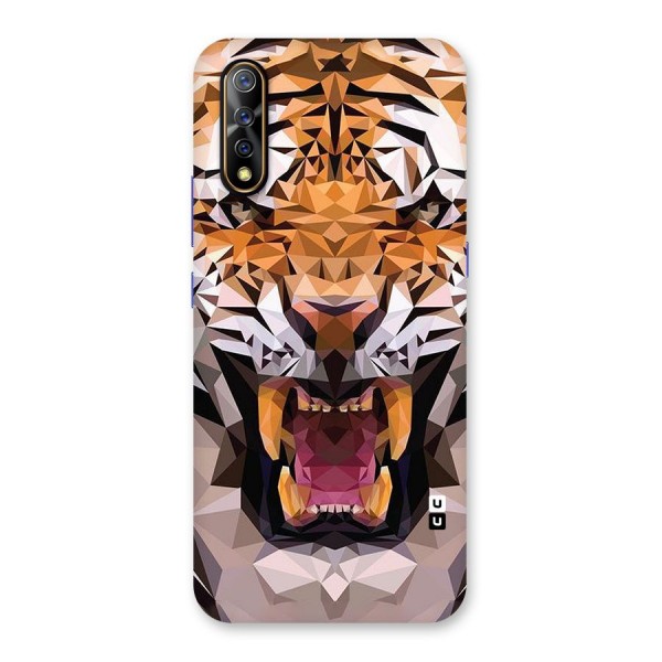 Tiger Abstract Art Back Case for Vivo S1