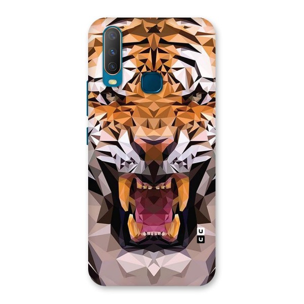 Tiger Abstract Art Back Case for Vivo U10