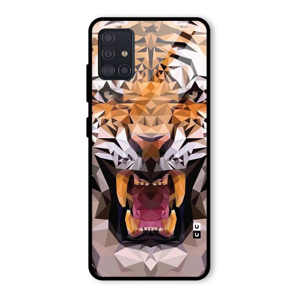 Tiger Abstract Art Glass Back Case for Galaxy A51