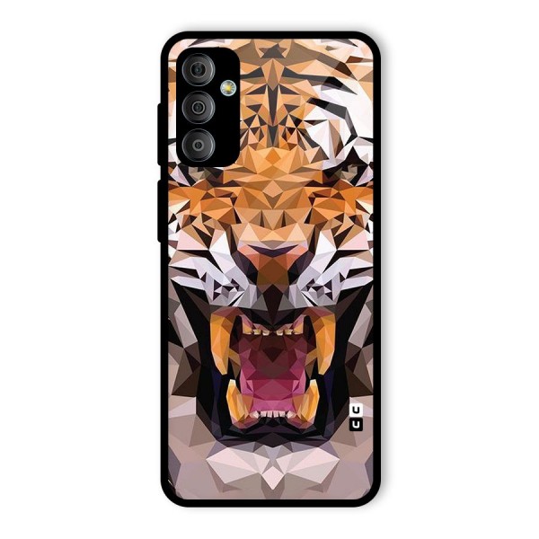 Tiger Abstract Art Glass Back Case for Galaxy F23