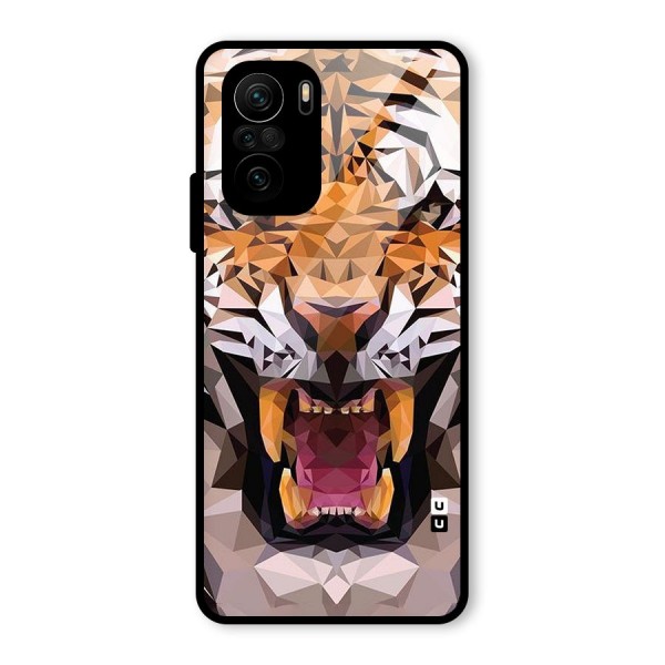 Tiger Abstract Art Glass Back Case for Mi 11x