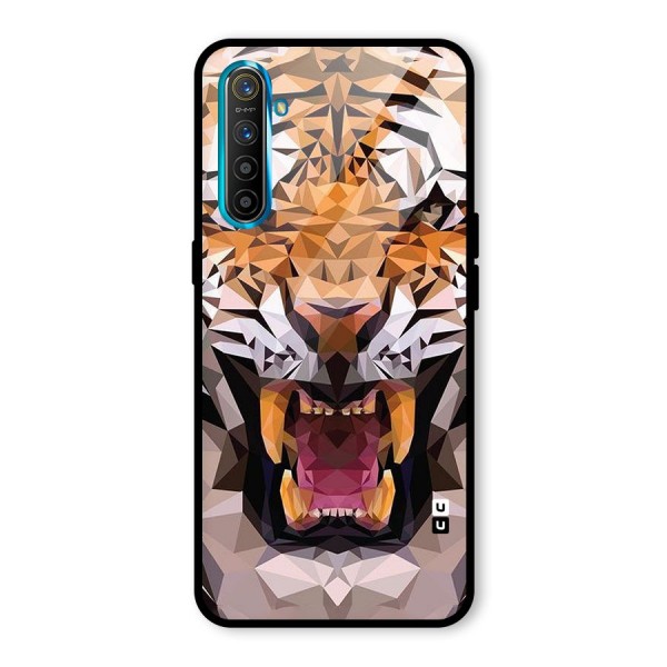 Tiger Abstract Art Glass Back Case for Realme XT