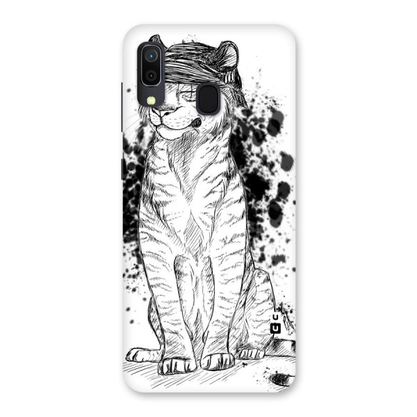 Tiger Wink Back Case for Galaxy A20