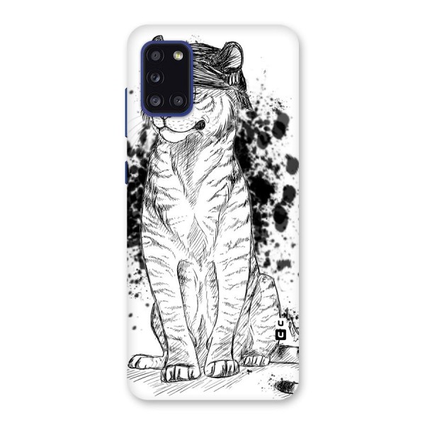 Tiger Wink Back Case for Galaxy A31